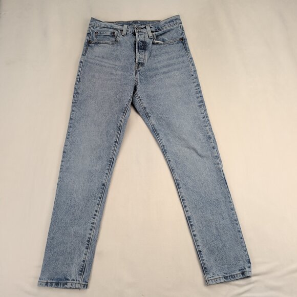 Levi's 501 Skinny Jeans Women 26 Butterfly - Picture 2 of 12